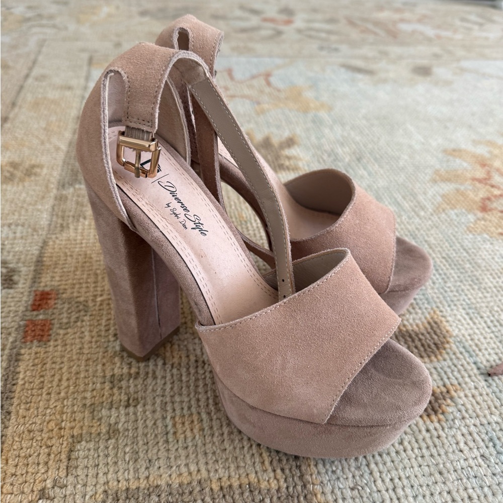 Suede Platform Sandals - Design Styles